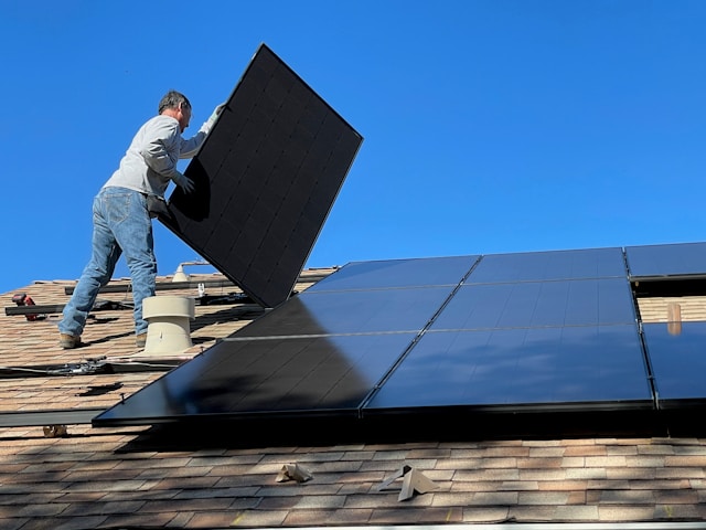 Solar panel installation