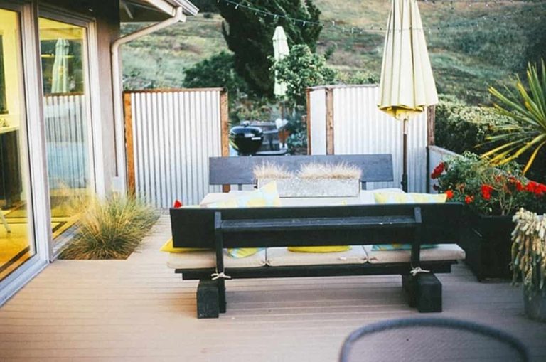 Backyard with a New Patio