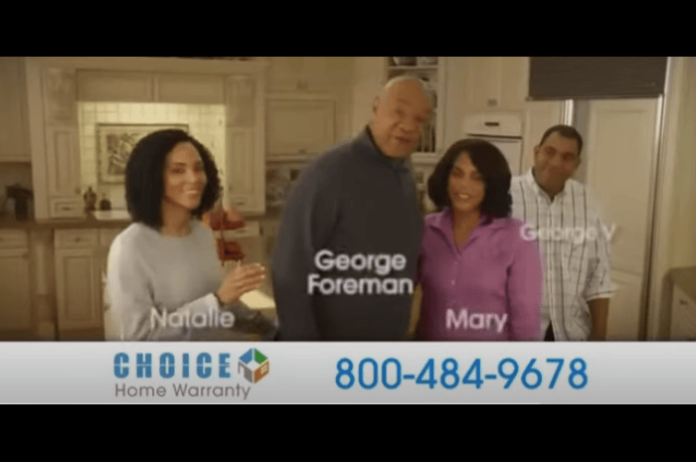Choice Home Warranty: George Foreman