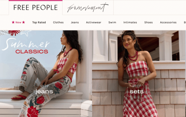 Free people website homepage