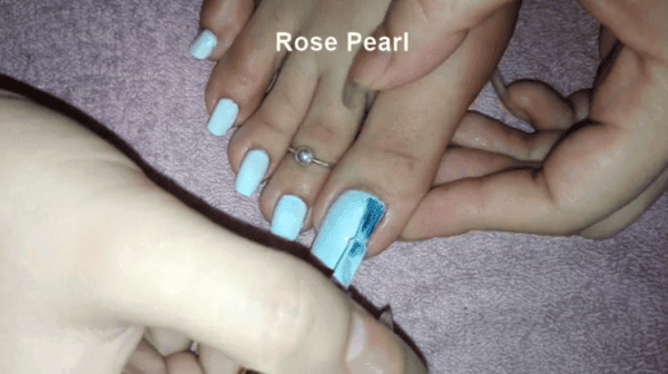 White toenails polish White toenails polish