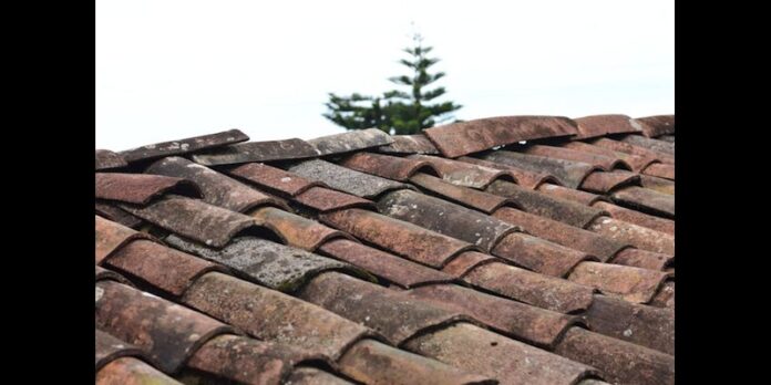 Damaged roof Damaged roof