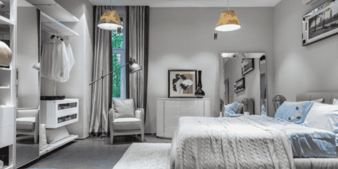 A Stylish Bedroom Designed for Summer Comfort