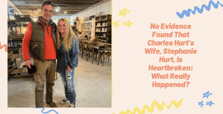 Charlie Hurt posing with a fan inside White Barn Vintage, while his wife stood behind the camera. The photo later went viral, with the fan mistaken as his wife.