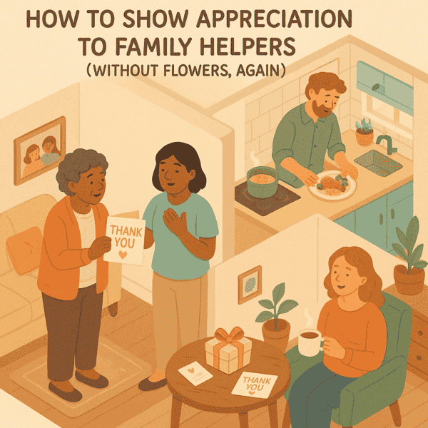Show Appreciation to Family Helpers