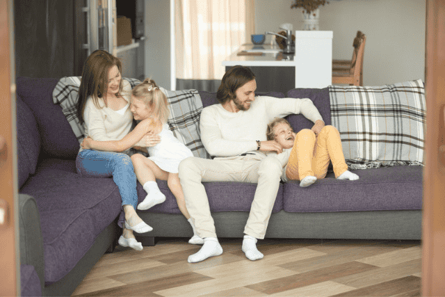 Family Creating a Sense of Home in Temporary Living Family Creating a Sense of Home in Temporary Living
